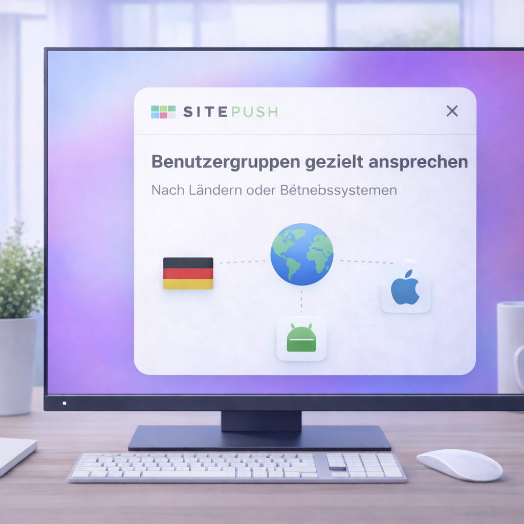 Screenshot der App-Segmente-Verwaltungs- und Bearbeitungsseite